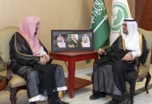 استقبال مميز للأمين العام لهيئة كبار العلماء من قبل الأمير سعود بن مشعل