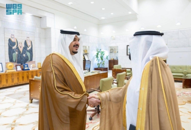 استقبال نائب أمير الرياض لمؤسسة عقارات الدولة