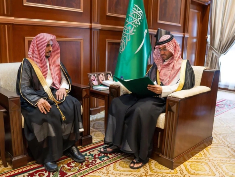 استقبال نائب أمير حائل لرئيس محكمة الأحوال الشخصية