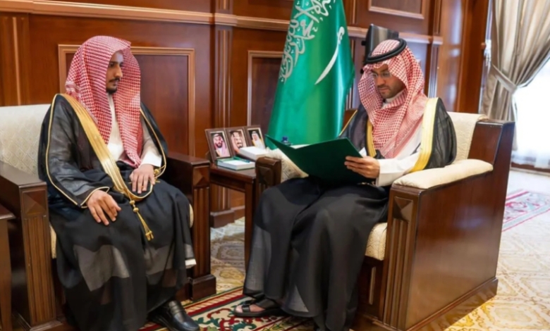 استقبال نائب أمير حائل لرئيس محكمة الأحوال الشخصية