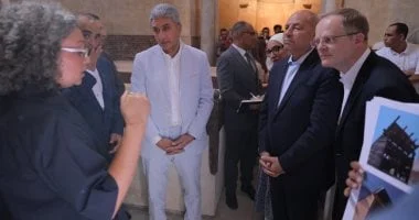 افتتاح قبتي يحيي الشبيه وصفي الدين جوهر بعد الترميم بحضور وزير السياحة ومحافظ القاهرة