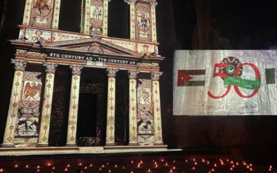 البترا تستعد للاحتفاء باليوبيل الذهبي للعلاقات الأردنية المكسيكية من خلال إضاءة الخزنة بألوان العلم المكسيكي