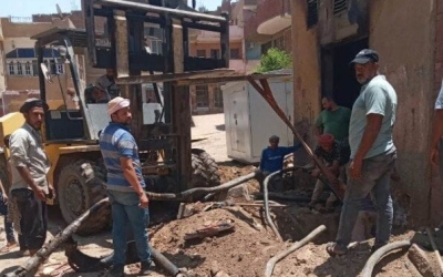 الجيزة توضح تفاصيل حريق محطة كهرباء شبرامنت