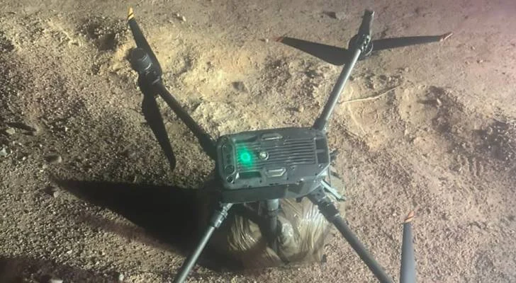 الجيش ينجح في إحباط تهريب المخدرات عبر طائرة مسيّرة