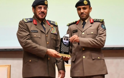 اللواء الفرج يحضر حفل تكريم جائزة التميز للعمل الميداني لحج 1446هـ