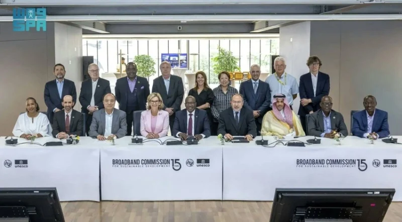 المملكة العربية السعودية تشارك بفعالية في اجتماع لجنة الأمم المتحدة للنطاق العريض والتنمية المستدامة.