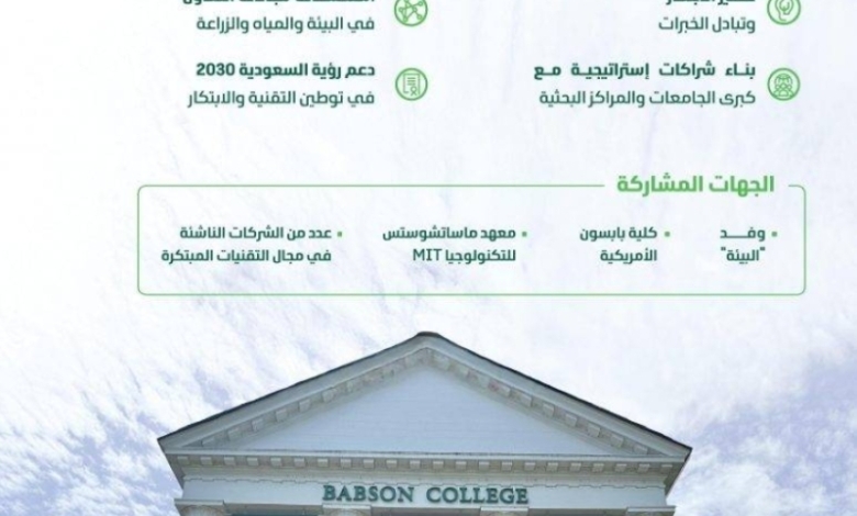 انطلاق المرحلة الثانية من "تحدي الابتكار للاستدامة" في بوسطن الأمريكية من "البيئة"