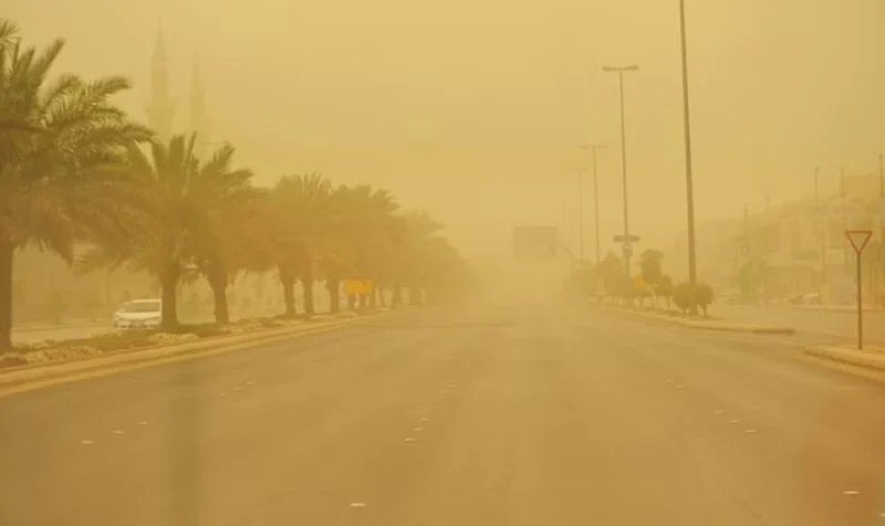 تحذيرات الأرصاد: رياح نشطة تضرب المدينة المنورة