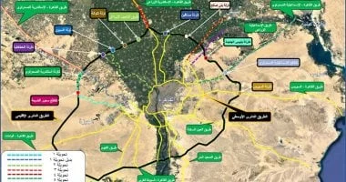 اعرف التحويلات المرورية بعد غلق جزء من الطريق الإقليمى لرفع كفاءته