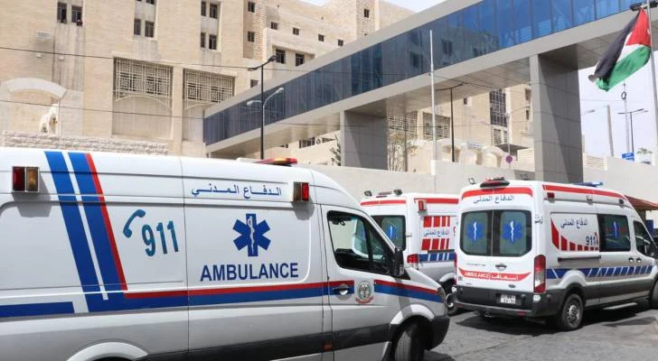 تسجيل أكثر من 1700 حالة إسعاف وحادث في 24 ساعة بالأردن