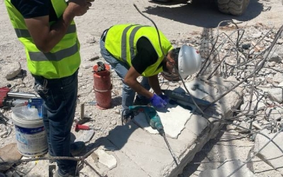 تشكيل لجنة لدراسة انهيار عمارة اربد وتقييم الأضرار الفنية والإنشائية