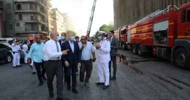 تشكيل لجنة هندسية لمعاينة مبنى سنترال رمسيس بعد الحريق