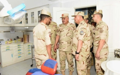 تفقد رئيس أركان حرب القوات المسلحة المنظومة التعليمية بمعهد ضباط الصف المعلمين | صور