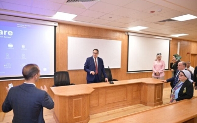 تفقد رئيس جامعة القاهرة مقر الجامعة الأهلية استعداداً للعام الدراسي الجديد