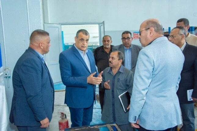 تفقد وزير الدولة للإنتاج الحربي خطوط إنتاج شركة هليوبوليس للصناعات الكيماوية