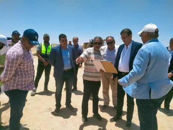 تفقد وزير الزراعة أعمال حصر وتصنيف الأراضي الصحراوية في وادي النطرون