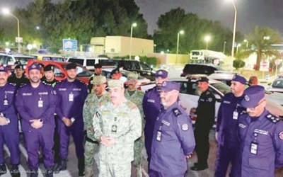 تفقّد وكيل الحرس الوطني ورئيس قوة الإطفاء نقاط تأمين الحسينيات ومجالس العزاء