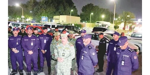 تفقّد وكيل الحرس الوطني ورئيس قوة الإطفاء نقاط تأمين الحسينيات ومجالس العزاء