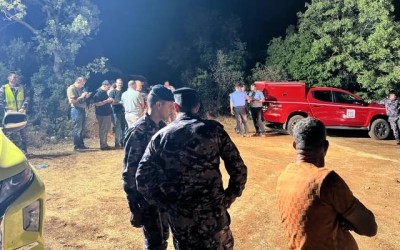 جهود إخماد حرائق وديان الشام تتواصل في جرش وعجلون