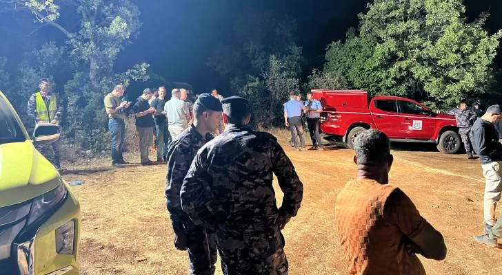 جهود إخماد حرائق وديان الشام تتواصل في جرش وعجلون
