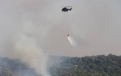 جهود مستمرة لطائرات سلاح الجو الملكي لإخماد حرائق الغابات في سوريا