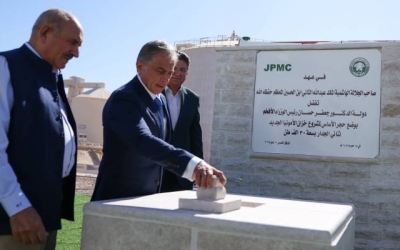 حجر الأساس لمشروع خزّان الأمونيا الجديد في العقبة برئاسة رئيس الوزراء