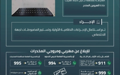 حرس الحدود بجازان يكتشف محاولة تهريب الهيروين المخدر