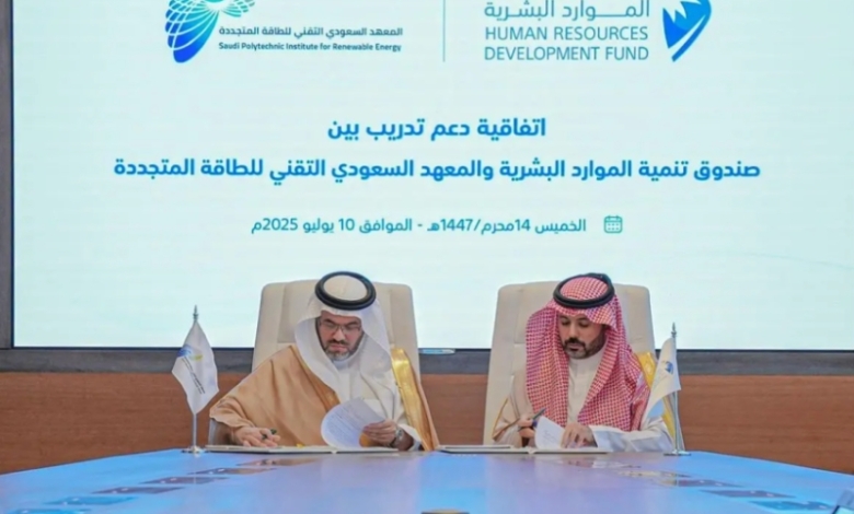 دعم تدريب وتأهيل 875 من الكوادر الوطنية في مجال الطاقة المتجددة لتعزيز المهارات.
