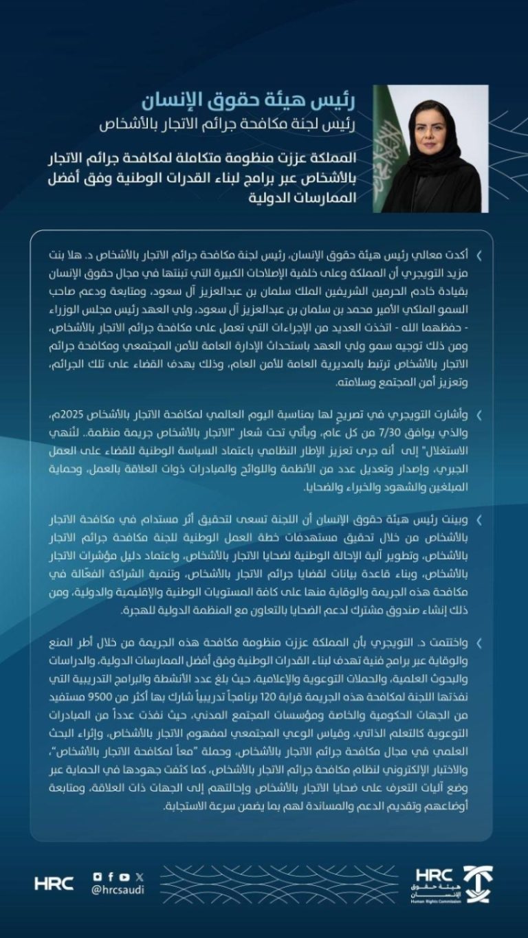 دليل جديد لمؤشرات الاتجار بالأشخاص في سياق حقوق الإنسان