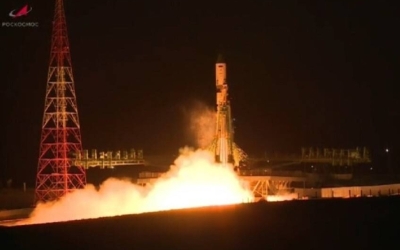 روسيا تُطلق مركبة شحن جديدة لدعم رواد الفضاء في المحطة الدولية الفضائية.