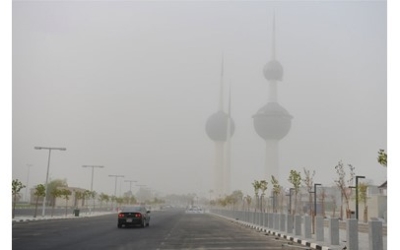 رياح نشطة تثير الغبار حتى الأحد حسب الأرصاد