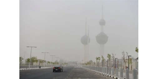 رياح نشطة تثير الغبار حتى الأحد حسب الأرصاد