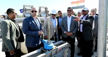 زيارة تفقدية لوزير الإسكان ومحافظ بني سويف لمحطة معالجة صرف صحي طحا البيشة بمركز ببا