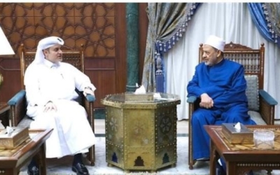 شيخ الأزهر يؤكد ضرورة حقوق الفلسطينيين للسلام الحقيقي