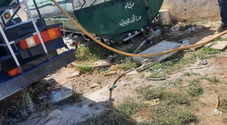 ضبط اعتداءات على شبكات المياه في حسبان وسحاب من قبل وزارة المياه
