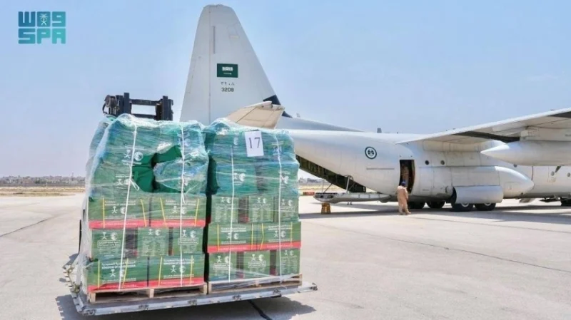 طلائع الجسر الجوي السعودي تصل لمساعدة السوريين المتضررين من حرائق اللاذقية