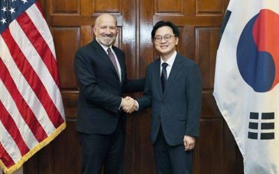 كوريا الجنوبية والولايات المتحدة تؤكدان التزامهما بالتوصل إلى اتفاق حول الرسوم الجمركية.