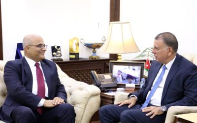 لقاء وزير الداخلية مع مجلس نقابة الصحفيين الأردنيين