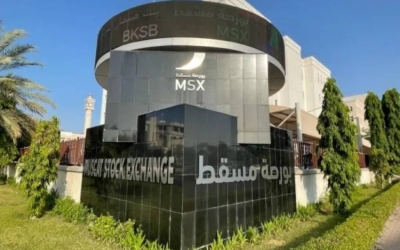 مؤشر بورصة مسقط يُسجل ارتفاعًا ملحوظًا بنسبة 0.43% عند إغلاق السوق اليوم.