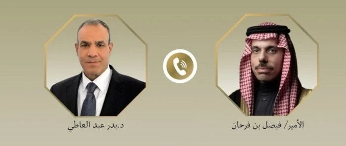 محادثات وزير الخارجية ونظيره السعودي حول الأوضاع الكارثية في غزة والملفات الإقليمية