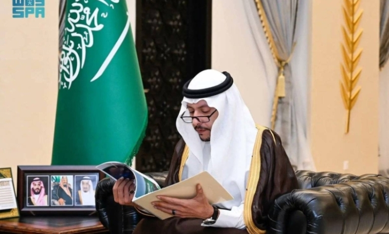 محافظ الطائف يجتمع برئيس غرفة المحافظة لمناقشة تقرير الفرص الاستثمارية المتاحة.