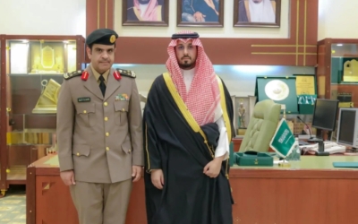 مدير شرطة الخرج يحصل على ترقية جديدة من المحافظ