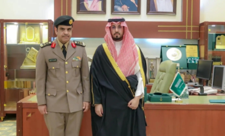 مدير شرطة الخرج يحصل على ترقية جديدة من المحافظ