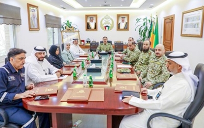 معاون الإسناد الإداري بالحرس الوطني يراجع خطة طوارئ «الكهرباء»