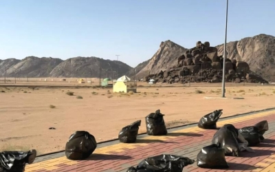 مكتب بيئة رنية يقوم بتنظيف المنتزه الشمالي لحماية البيئة