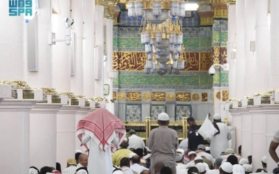 مليون و900 ألف مصلٍ في الروضة الشريفة خلال حج 1446هـ