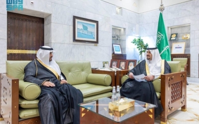 نائب أمير الرياض يرحب بمدير عام التدريب التقني والمهني في المنطقة