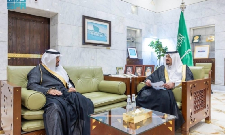 نائب أمير الرياض يرحب بمدير عام التدريب التقني والمهني في المنطقة
