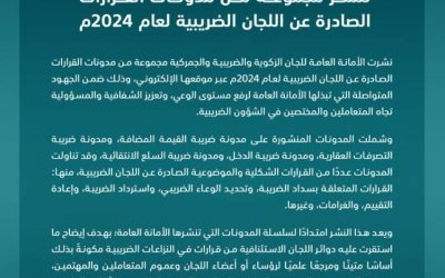 نشر القرارات الضريبية لتعزيز الوعي الضريبي والتثقيف في المجتمع بشكل فعال.