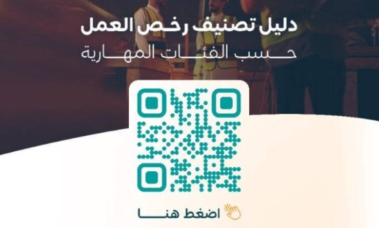 وزير الموارد البشرية يقرر تصنيف رخص عمل العمالة الوافدة بناءً على فئات مهارية.